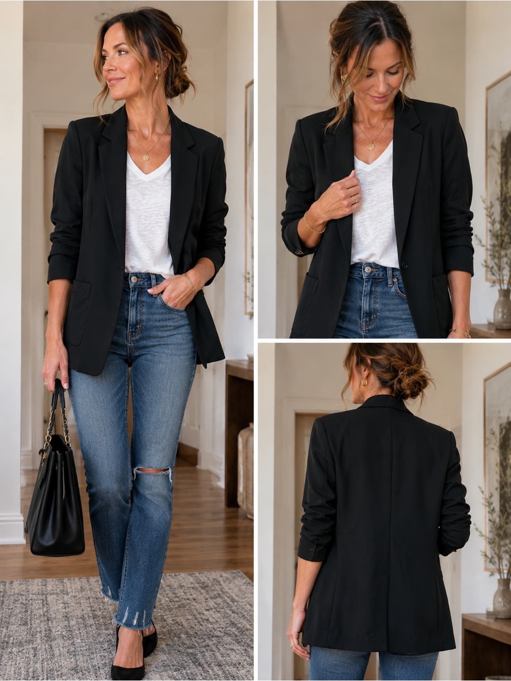 Courtenay Black Women's Blazer Jacket